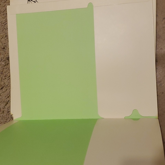 Lot of 7 Ballerina 2 Pocket Paper Folders for 3 Ring Notebook - Picture 4 of 6